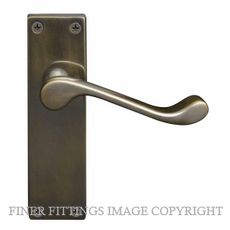 WINDSOR 3006 VICTORIAN LEVER ON PLATE OIL RUBBED BRONZE