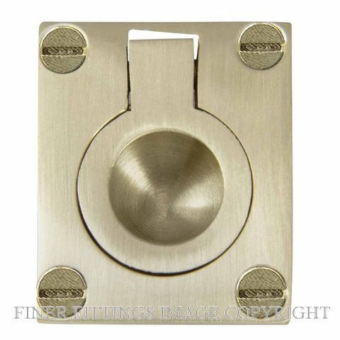 WINDSOR 5154 USB FLUSH RINGS UNLACQUERED SATIN BRASS