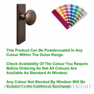 WINDSOR 3002 PC VICTORIAN KNOB LATCH POWDER COAT