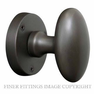 WINDSOR 5071 DRB KNOB LATCH OVAL HANDLES DARK ROMAN BRASS