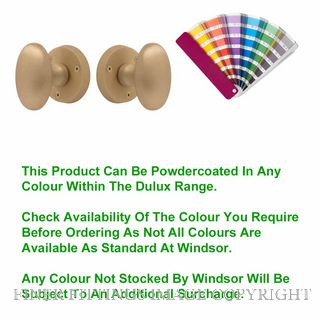 WINDSOR 5071 PC KNOB LATCH OVAL HANDLES POWDER COAT