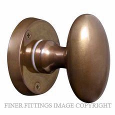 WINDSOR 5071-5072 OVAL KNOB ON ROSE ANTIQUE BRONZE