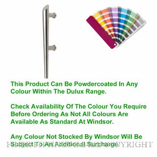 WINDSOR 7104 FF PC TORCH PULL HANDLE SINGLE FACE FIX POWDERCOAT