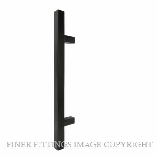 WINDSOR 7054-FF BLK 450MM PULL 25MM SQUARE SINGLE MATT BLACK