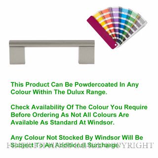 WINDSOR 6413-PC MINERVA CABINET HANDLE 96MM POWDERCOAT