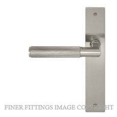 WINDSOR 8413 - 8476 BN LUMINA DIAMOND KNURL LEVER ON PLATE BRUSHED NICKEL