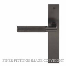 WINDSOR 8413 - 8476 GN LUMINA DIAMOND KNURL LEVER ON PLATE GRAPHITE NICKEL