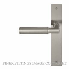 WINDSOR 8403 - 8475 BN LUMINA PLAIN LEVER ON PLATE BRUSHED NICKEL