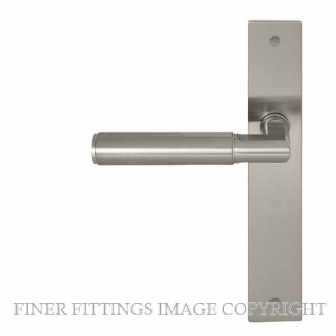 WINDSOR 8403 - 8475 BN LUMINA PLAIN LEVER ON PLATE BRUSHED NICKEL