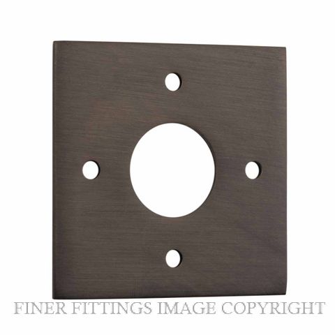 IVER 0241 SB ADAPTOR PLATE SQUARE - SUIT 54mm HOLE (SOLD AS A PAIR) SIGNATURE BRASS