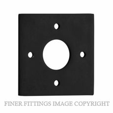 IVER 0243 BLK ADAPTOR PLATE SQUARE - SUIT 54mm HOLE (SOLD AS A PAIR) MATT BLACK