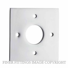 IVER 0244 CP ADAPTOR PLATE SQUARE - SUIT 54mm HOLE (SOLD AS A PAIR) CHROME PLATE