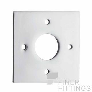 IVER 0244 CP ADAPTOR PLATE SQUARE - SUIT 54mm HOLE (SOLD AS A PAIR) CHROME PLATE