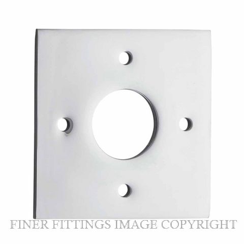 IVER 0244 CP ADAPTOR PLATE SQUARE - SUIT 54mm HOLE (SOLD AS A PAIR) CHROME PLATE