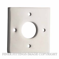 IVER 0248 PN ADAPTOR PLATE SQUARE - SUIT 54mm HOLE (SOLD AS A PAIR) POLISHED NICKEL