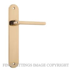 IVER 10226 BALTIMORE OVAL PLATE POLISHED BRASS