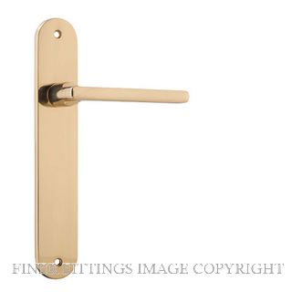 IVER 10226 BALTIMORE OVAL LATCH POLISHED BRASS