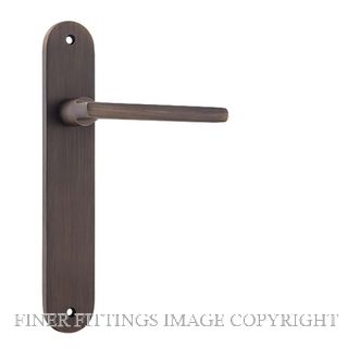 IVER 10726 BALTIMORE OVAL LATCH SIGNATURE BRASS
