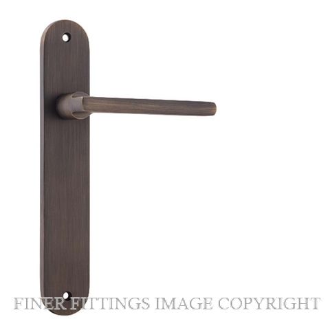 IVER 10726 BALTIMORE OVAL PLATE SIGNATURE BRASS