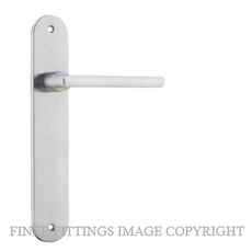 IVER 12226 BALTIMORE OVAL PLATE BRUSHED CHROME