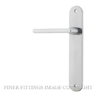 IVER 12226LH BALTIMORE OVAL LATCH FIXED HALF SET LH BRUSHED CHROME