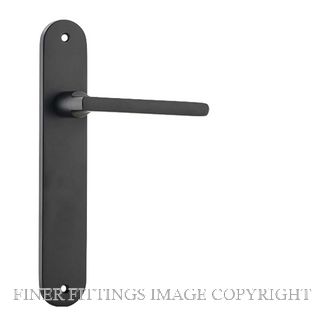 IVER 12726 BALTIMORE OVAL LATCH MATT BLACK