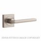 IVER 0279 BALTIMORE SQUARE ROSE FURNITURE SATIN NICKEL