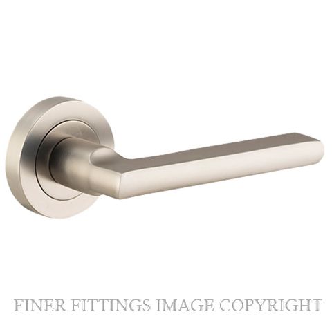 IVER 9219 BALTIMORE LEVER ON ROSE SATIN NICKEL