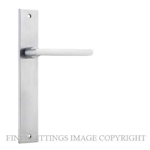 IVER 12202 BALTIMORE RECTANGULAR PLATE BRUSHED CHROME