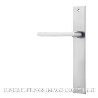 IVER 12202LH BALTIMORE RECTANGULAR LATCH FIXED HALF SET LH BRUSHED CHROME