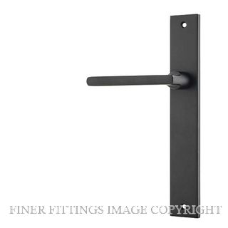 IVER 12702LH BALTIMORE RECTANGULAR LATCH FIXED HALF SET LH MATT BLACK