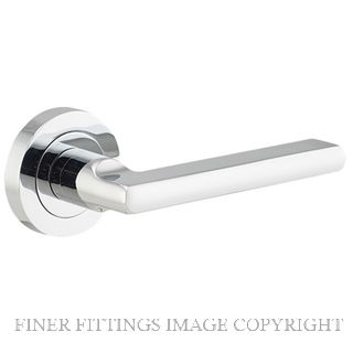 IVER 9214 BALTIMORE LEVER ON ROSE CHROME PLATE