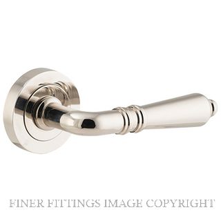 IVER 9208 SARLAT LEVER ON ROSE POLISHED NICKEL