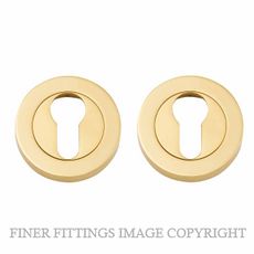 IVER 9300 EURO ESCUTCHEON 52MM PER PAIR POLISHED BRASS