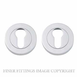 IVER 9304 EURO ESCUTCHEON 52MM PER PAIR CHROME PLATE