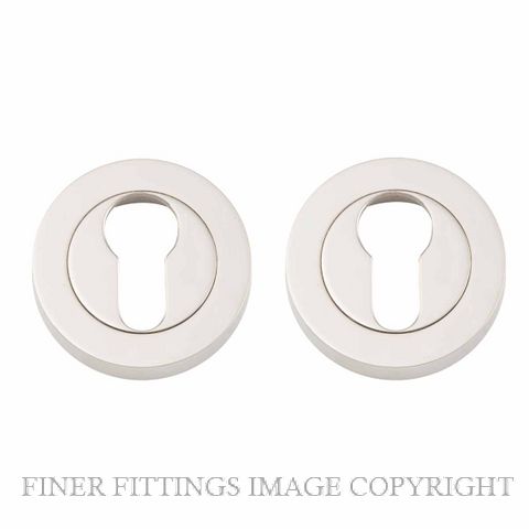 IVER 9308 EURO ESCUTCHEON 52MM PER PAIR POLISHED NICKEL