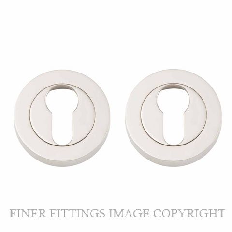 IVER 9308 EURO ESCUTCHEON 52MM PER PAIR POLISHED NICKEL