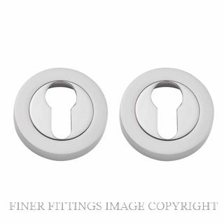 IVER 9309 EURO ESCUTCHEON 52MM PER PAIR SATIN NICKEL