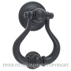 IVER 9393 SARLAT DOOR KNOCKER MATT BLACK