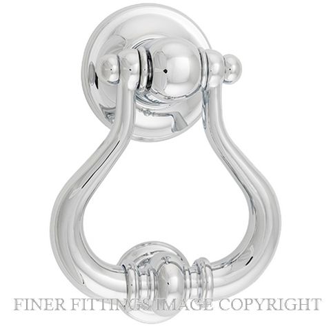 IVER 9394 SARLAT DOOR KNOCKER CHROME PLATE