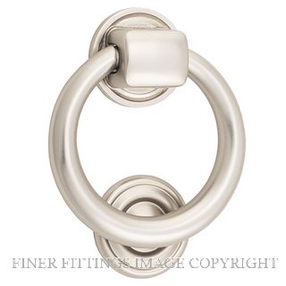 IVER 9329 DOOR KNOCKER-RING 100MM SATIN NICKEL