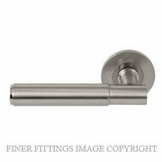 WINDSOR 8421 - 8472 BN VERGE PLAIN LEVER ON ROSE BRUSHED NICKEL