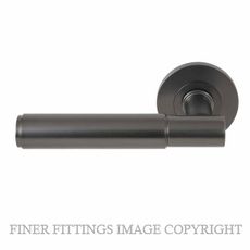 WINDSOR 8421 - 8472 GN VERGE PLAIN LEVER ON ROSE GRAPHITE NICKEL