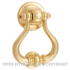 IVER 9390 SARLAT DOOR KNOCKER POLISHED BRASS