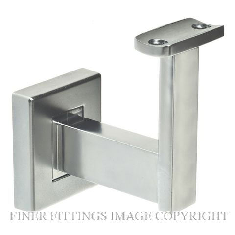 MILES NELSON 410 SQUARE BANNISTER BRACKET SATIN CHROME