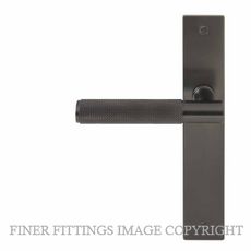 WINDSOR 8433 - 8478 GN VERGE DIAMOND KNURL LEVER ON PLATE GRAPHITE NICKEL