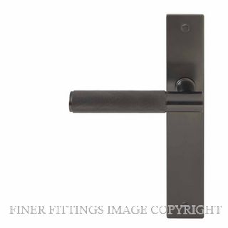 WINDSOR 8433RD GN NIDO VERGE DIAMOND KNURL RH DUMMY LEVER ON PLATE SET GRAPHITE NICKEL