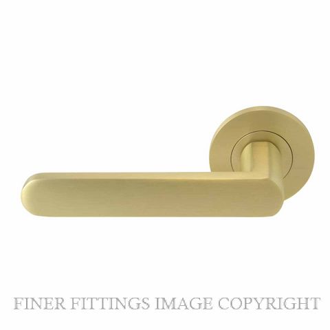 WINDSOR 8441 - 8445 MSB MODELLA LEVER ON ROSE MATT SATIN BRASS