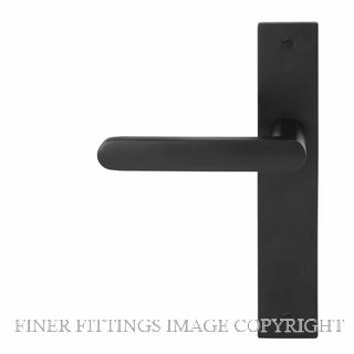 WINDSOR 8443RD BLK NIDO MODELLA RH DUMMY LEVER ON PLATE MATT BLACK