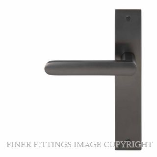 WINDSOR 8443RD GN NIDO MODELLA RH DUMMY LEVER ON PLATE GRAPHITE NICKEL